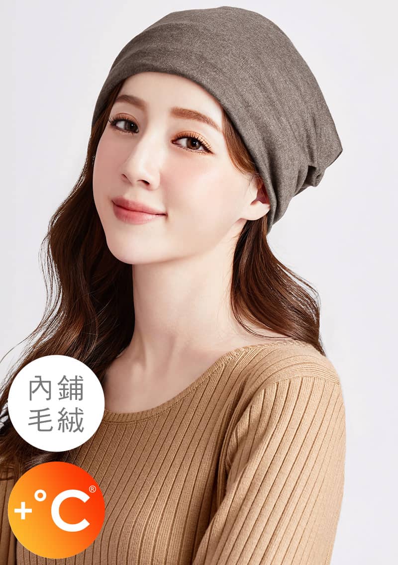 +℃ 雪地絨針織發熱兩用脖圍