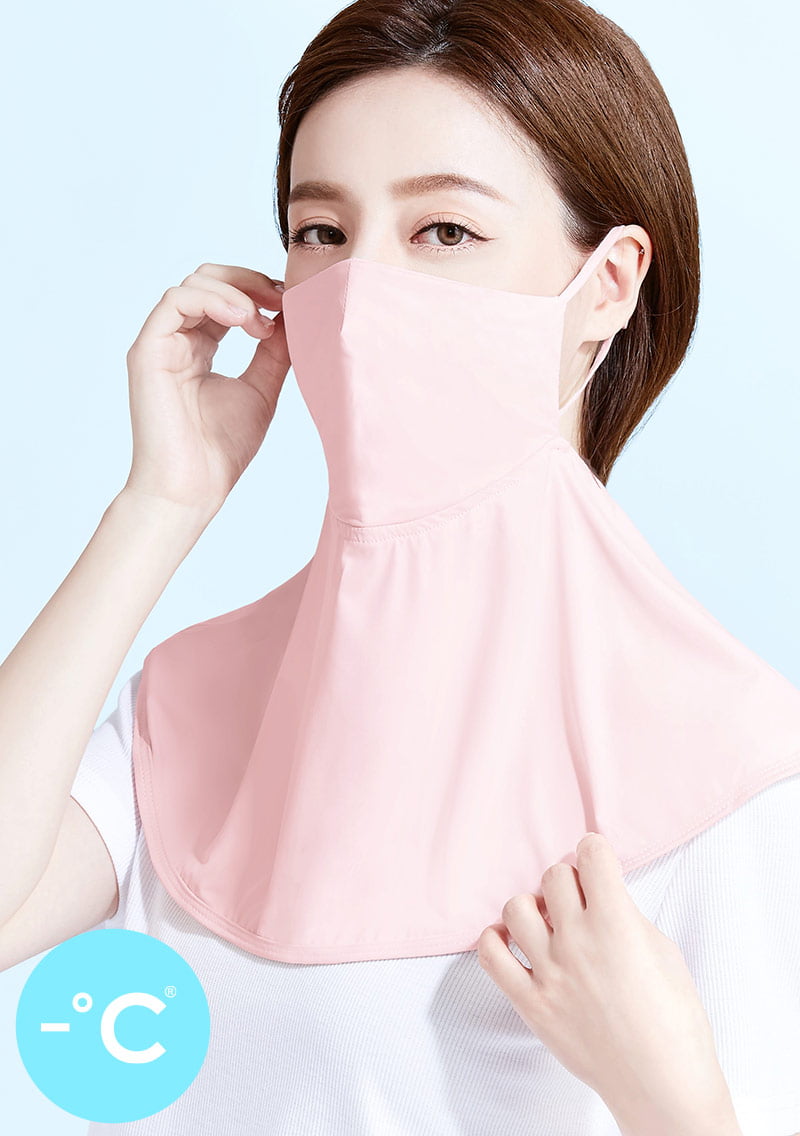 【限時$168】-°C 冰感【UPF50+防曬】冰絲涼感口罩