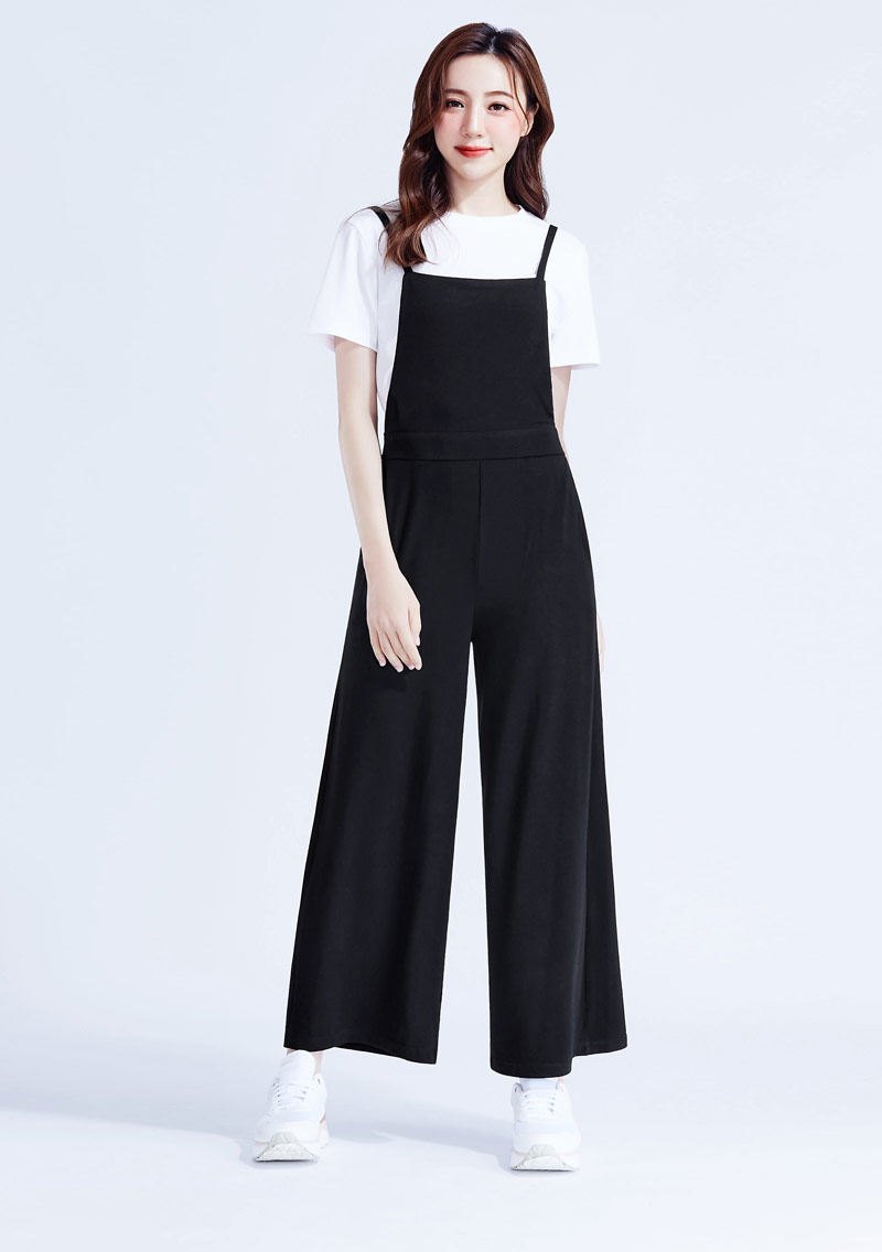 特級四面彈性休閒吊帶長褲