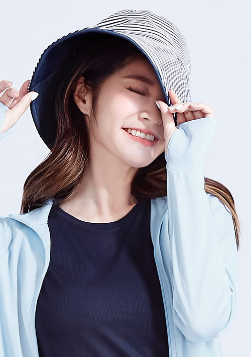 UPF50+防紫外線遮陽防曬雙面漁夫帽