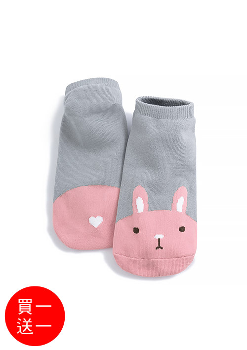 【買一送一】俏皮兔子涼感短襪