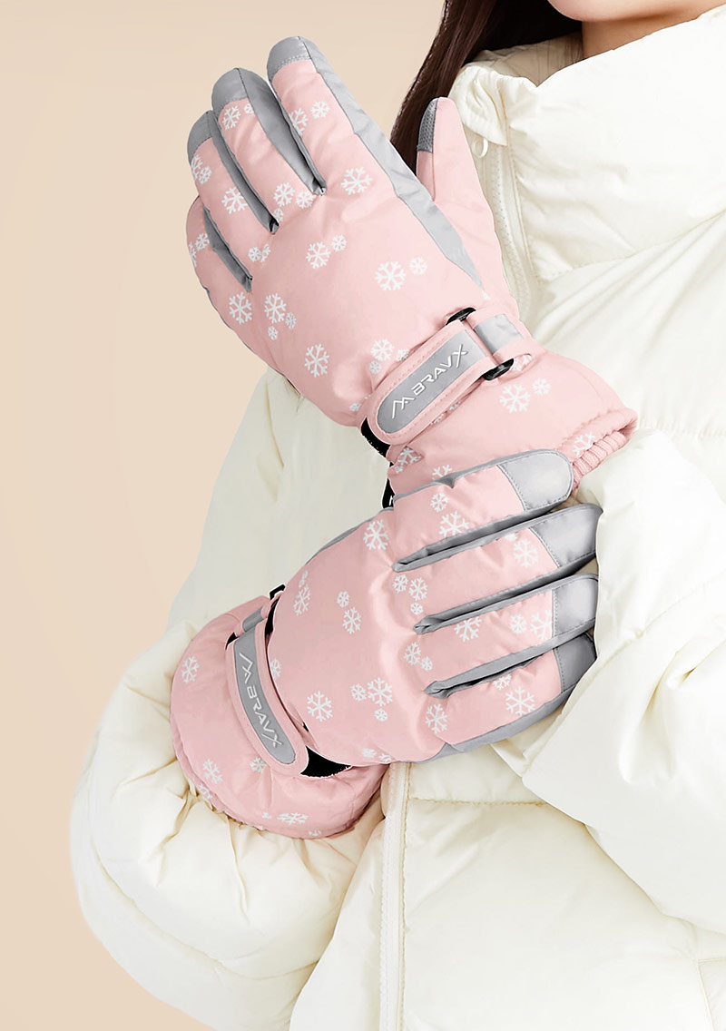 【限時$299】+℃ 三層抗寒鋪棉厚毛絨觸控防風防潑水征鋒手套