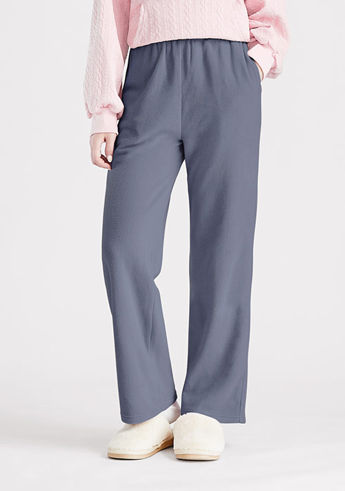 保暖.MIT永續環保材質-Fleece輕量保暖居家長褲