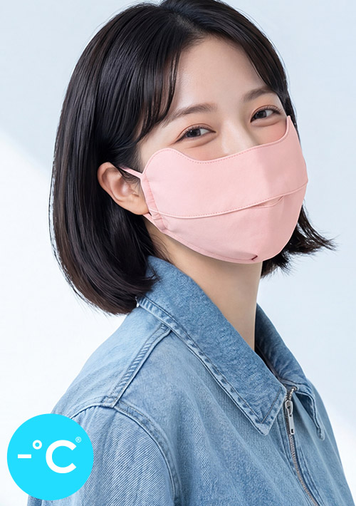 【買一送一】-°C冰感【UPF50+防曬】護眼角冰絲涼感口罩