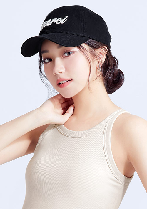 merci立體刺繡棒球帽 (中性款)