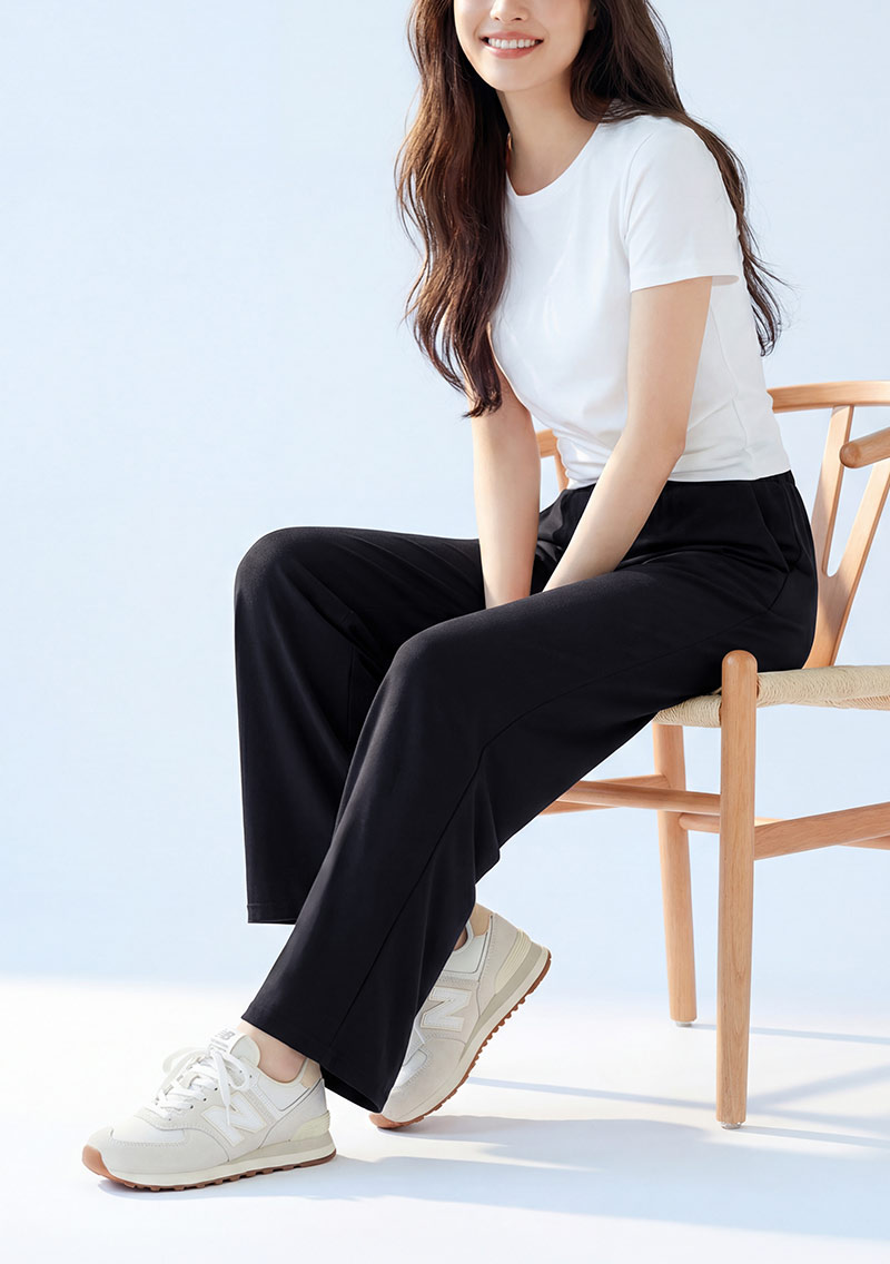 特級四面彈性直筒褲