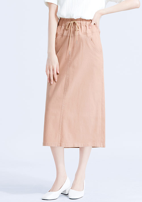 彈性休閒百搭裙