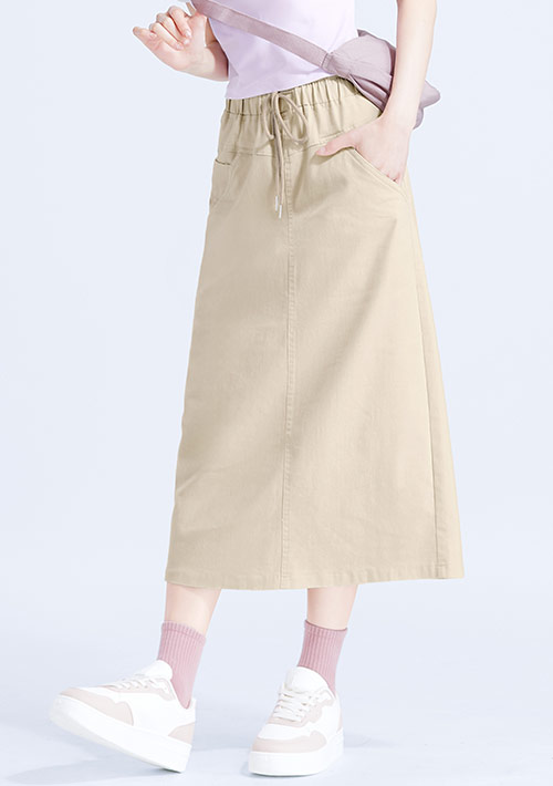 彈性休閒百搭裙