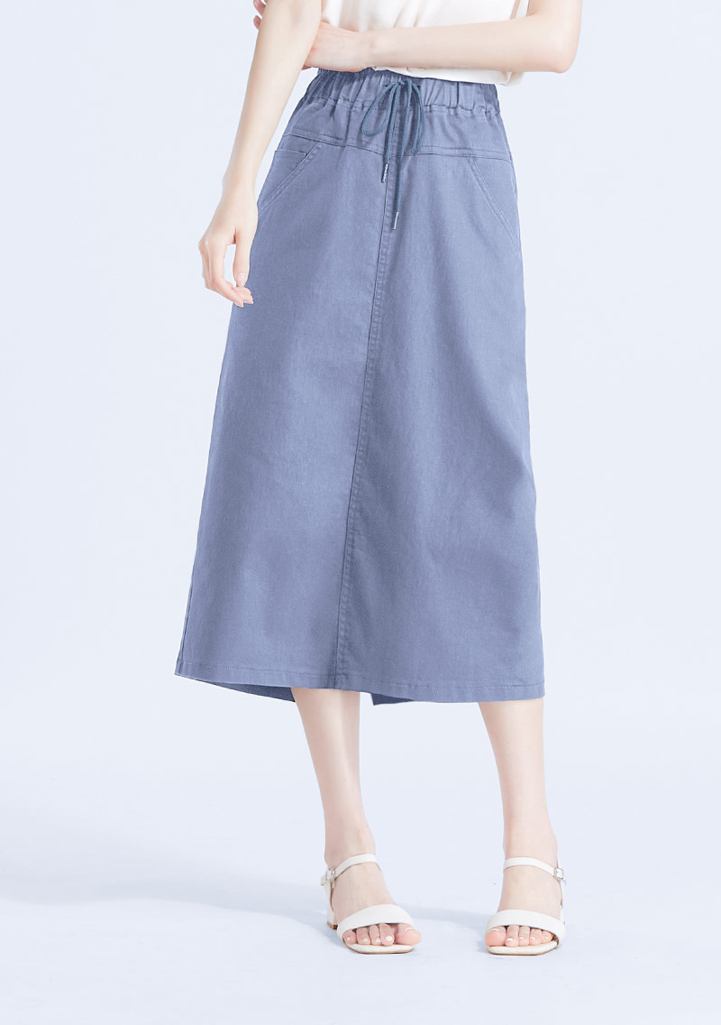 彈性休閒百搭裙