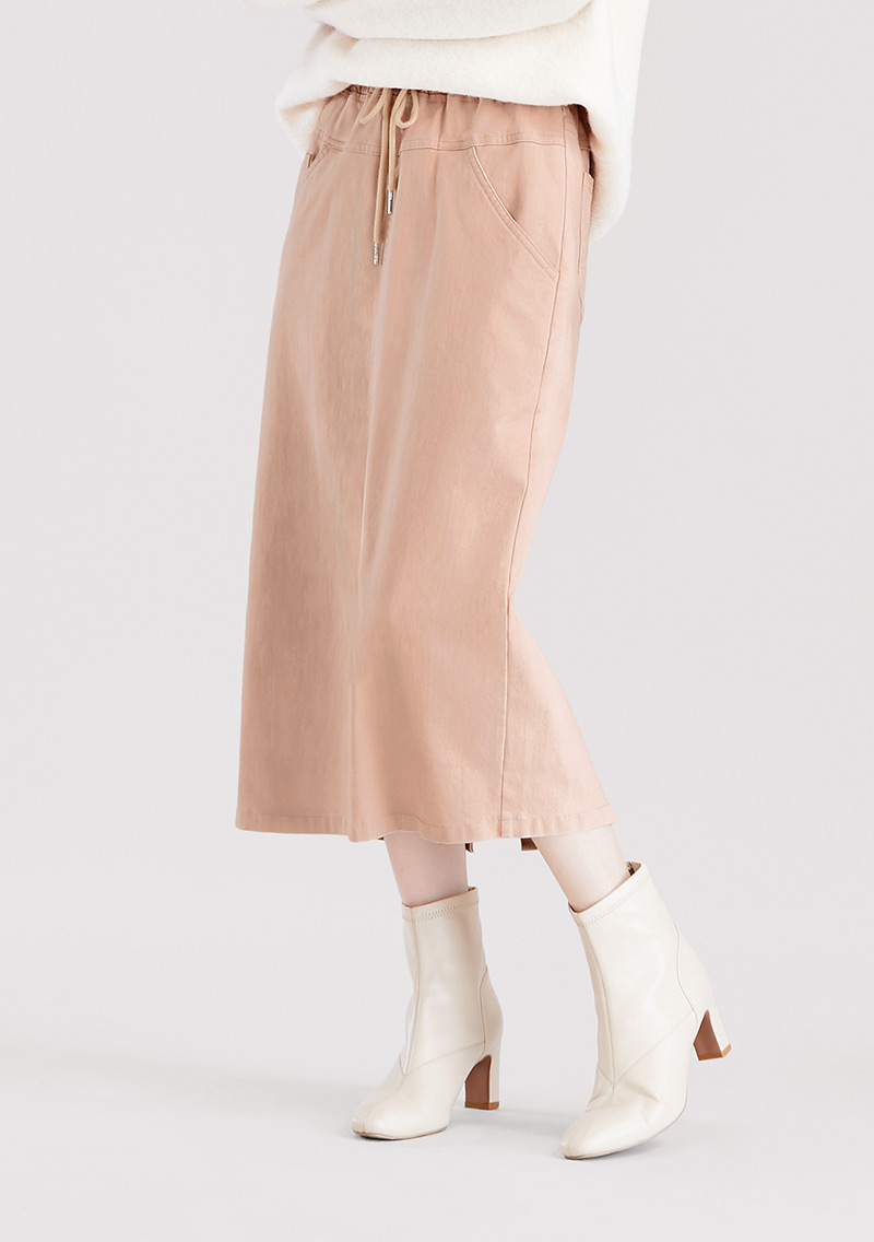 彈性休閒百搭裙