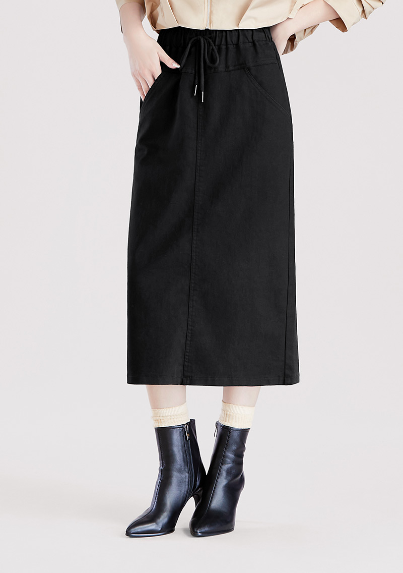 彈性休閒百搭裙