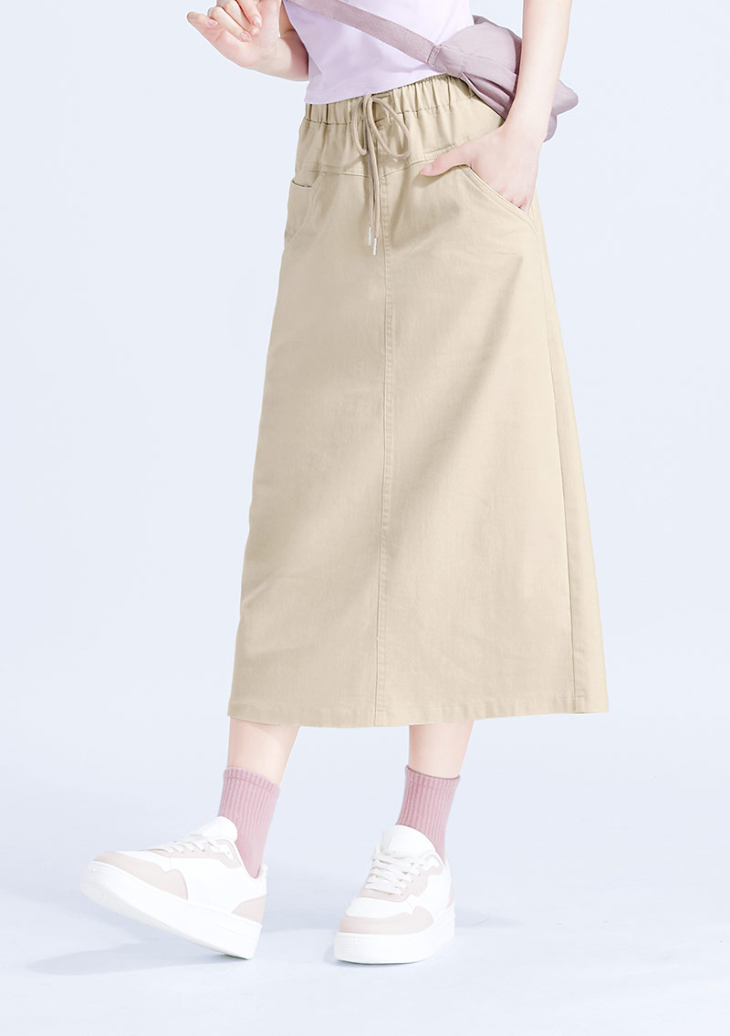 彈性休閒百搭裙