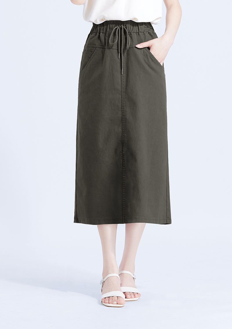 彈性休閒百搭裙