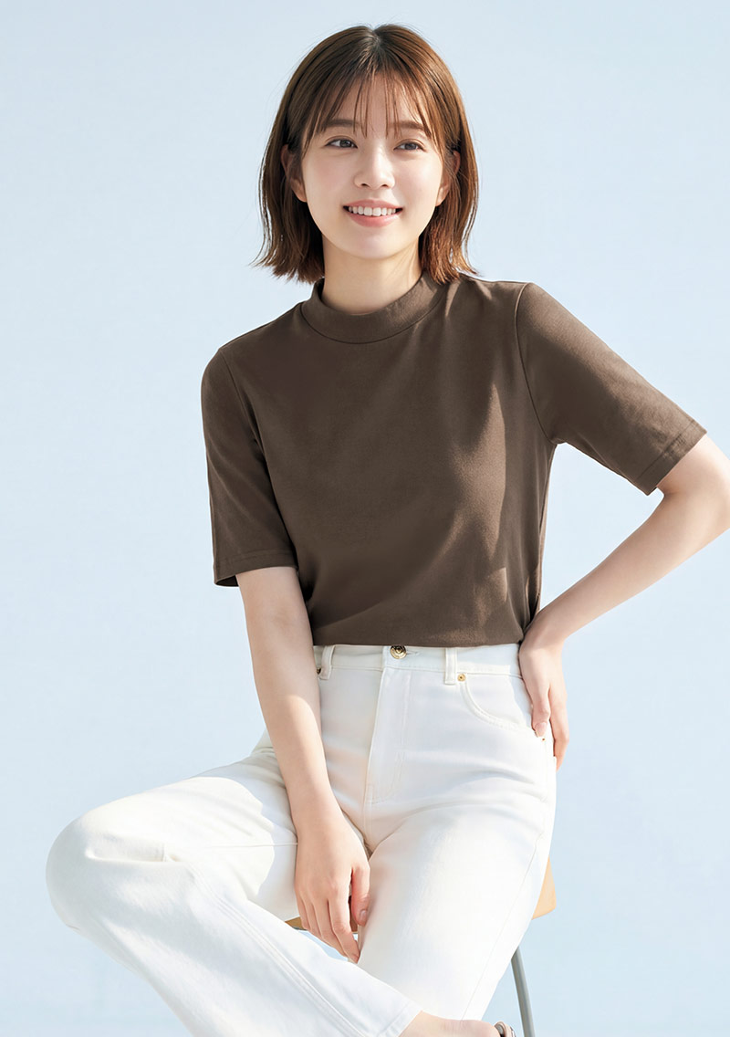 【限時$299】氣質小立領五分袖上衣