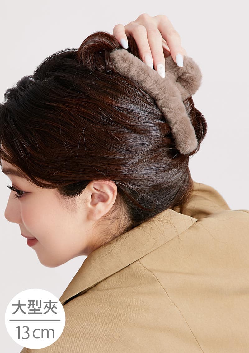 療癒毛絨絨鯊魚夾