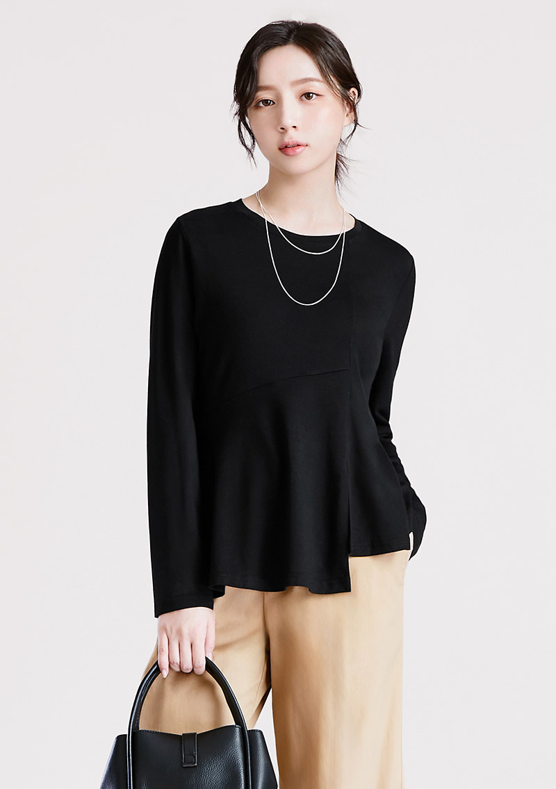 【限時$249】特級四面彈性顯瘦不規則設計上衣