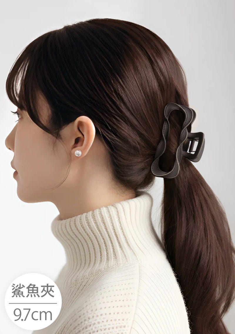 麻花磨砂鯊魚夾