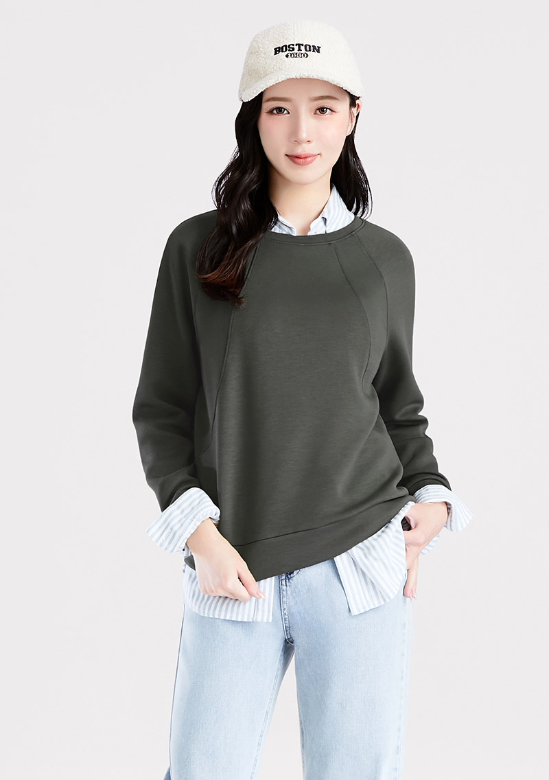 輕氧棉立體感設計上衣