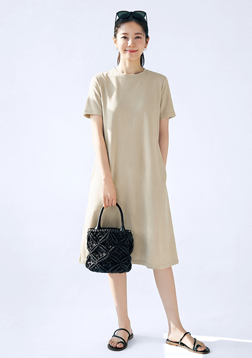 輕氧棉休閒洋裝