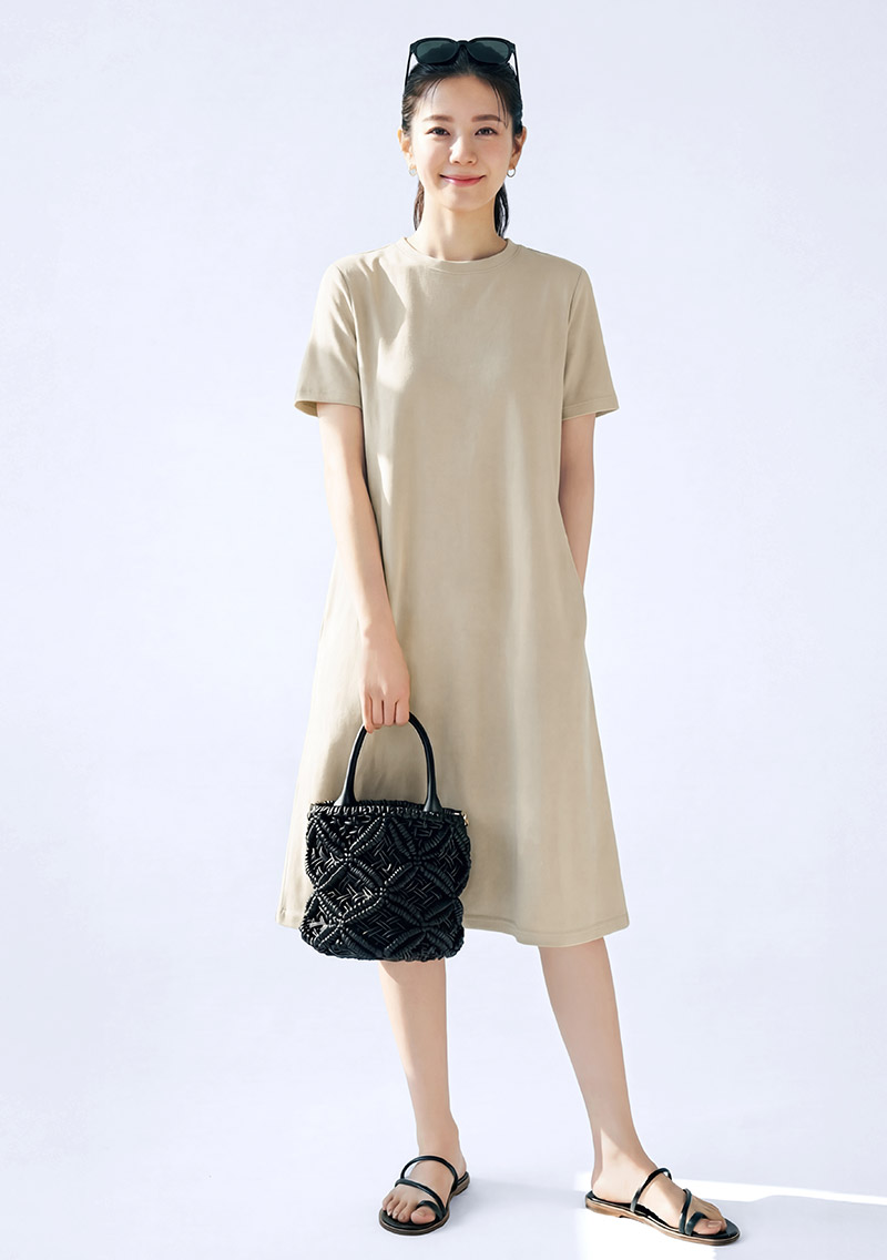 輕氧棉休閒洋裝