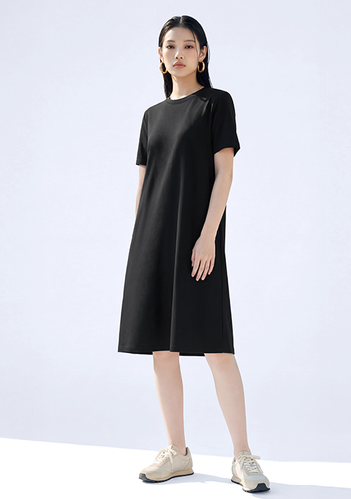輕氧棉休閒洋裝