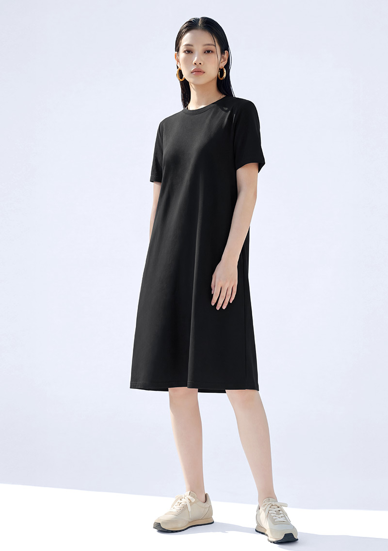 輕氧棉休閒洋裝