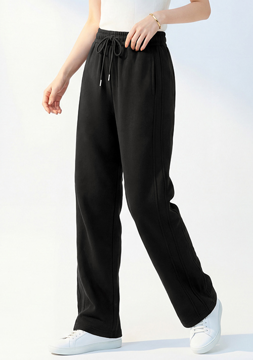 立體修身休閒直筒褲