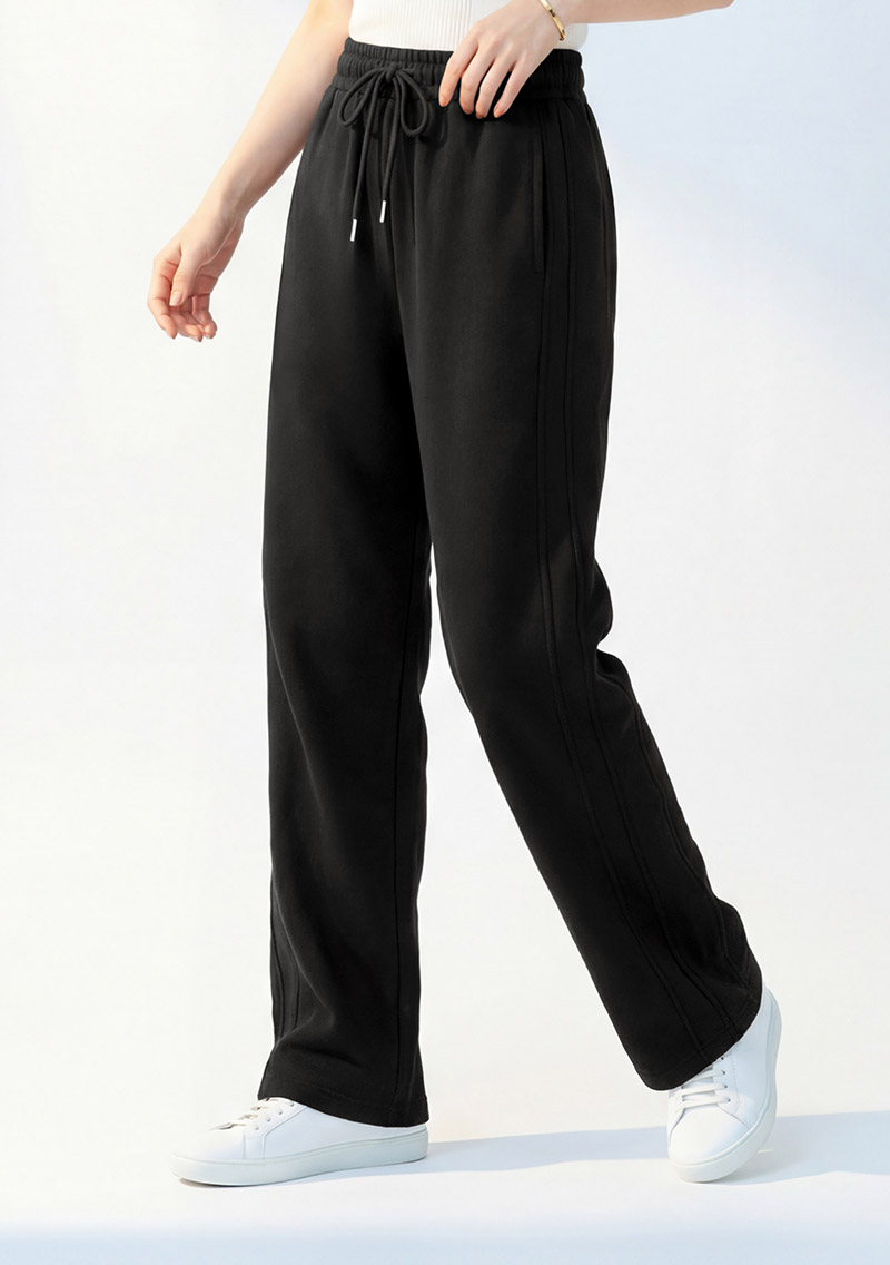 立體修身休閒直筒褲