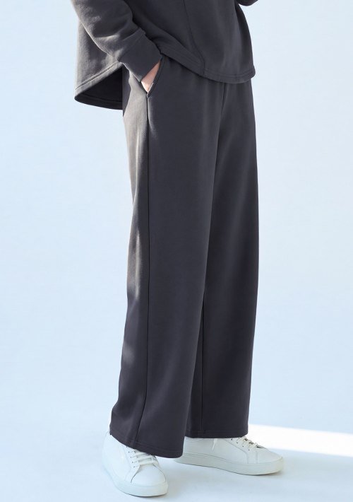 輕氧棉休閒直筒褲