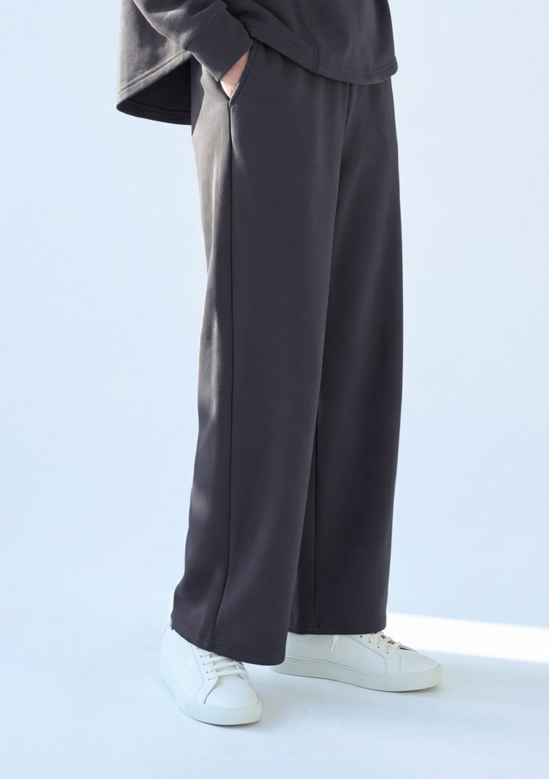 輕氧棉休閒直筒褲