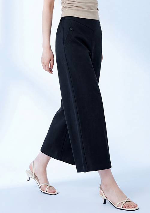 【限時$399】視覺美腰 EasyCare七分寬褲