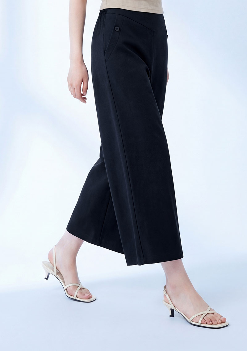 【限時$399】視覺美腰 EasyCare七分寬褲