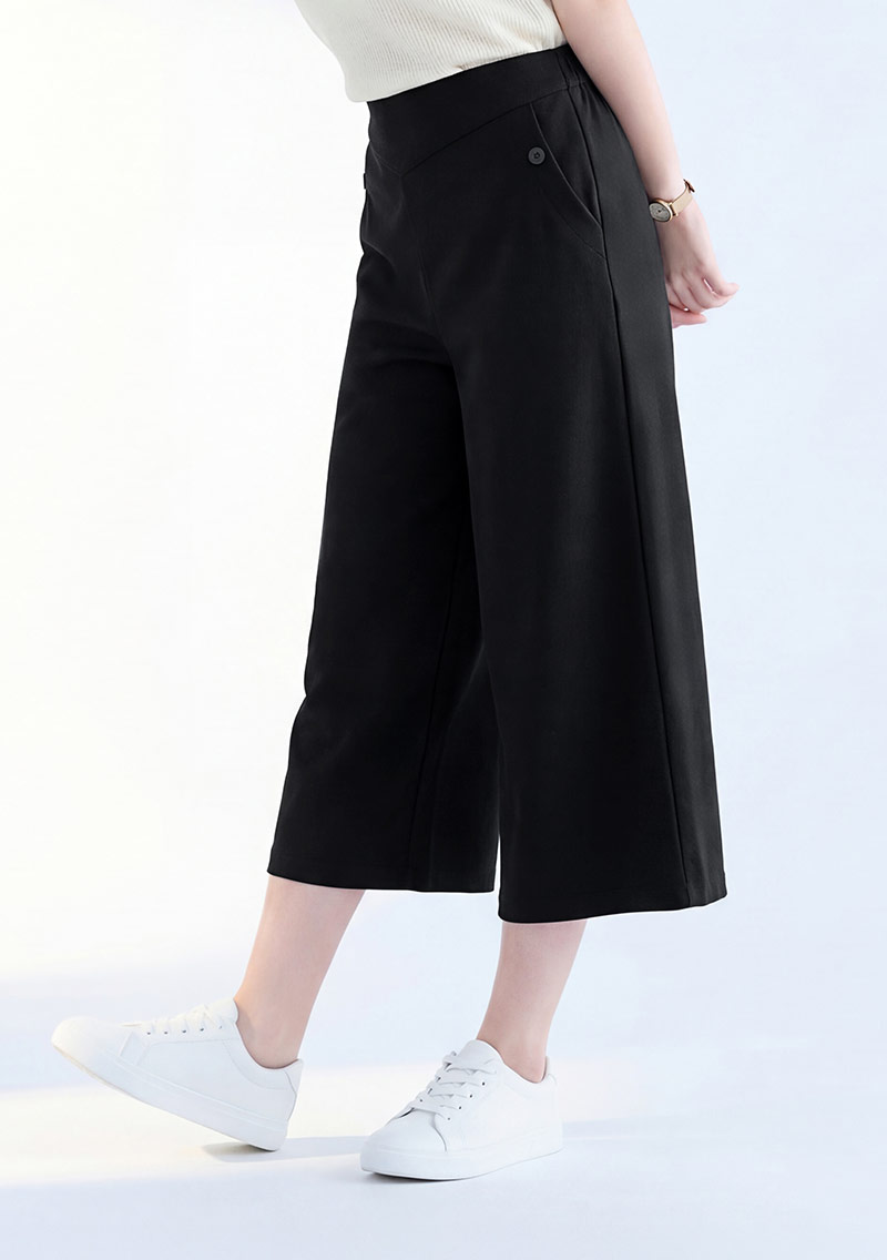 【限時$399】視覺美腰 EasyCare七分寬褲