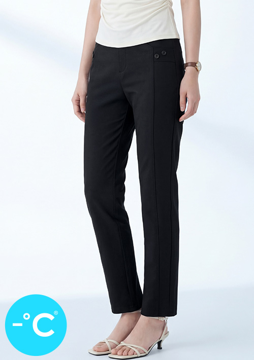 -°C 冰感特級彈性修身通勤涼感褲