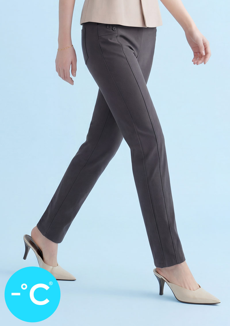 -°C 冰感特級彈性修身通勤涼感褲