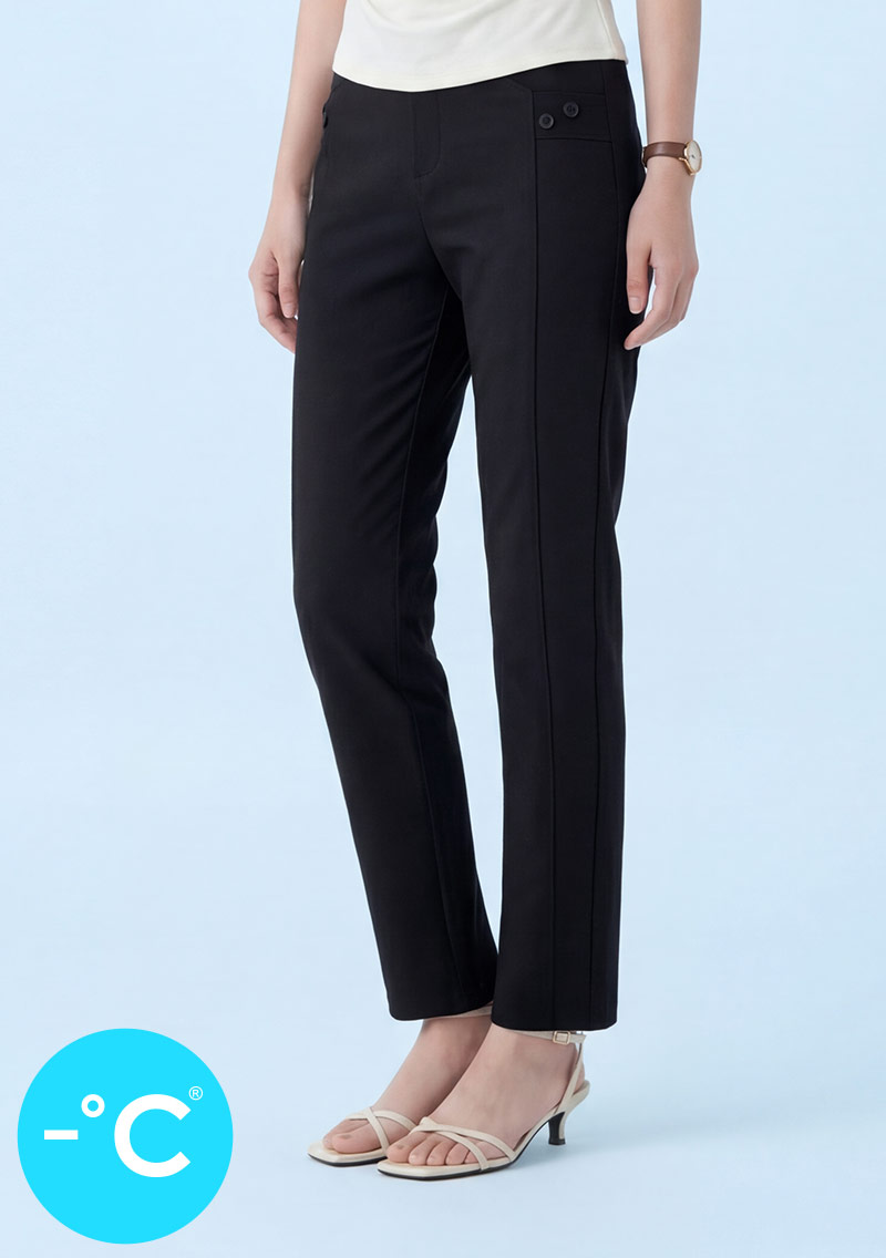 -°C 冰感特級彈性修身通勤涼感褲