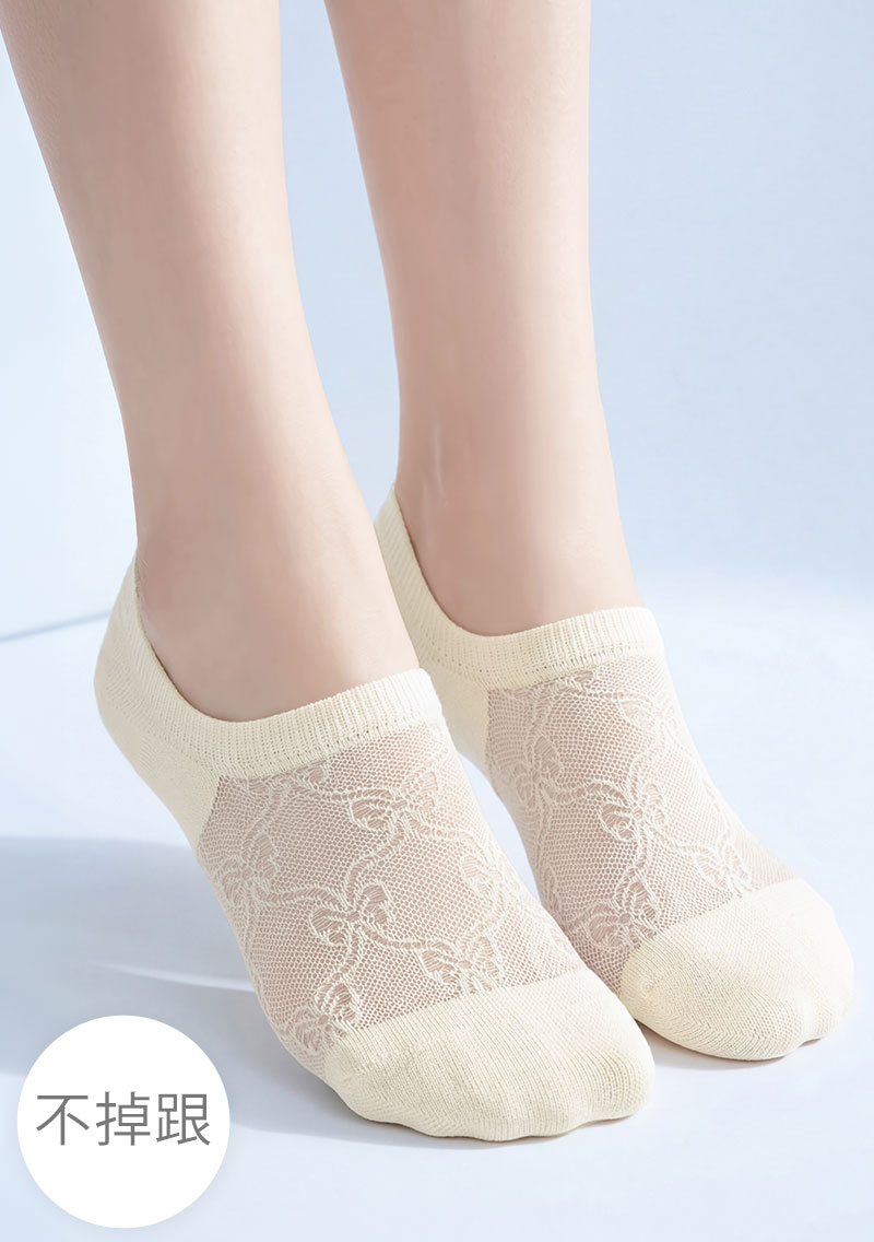 鏤空蝴蝶結不掉跟隱形襪