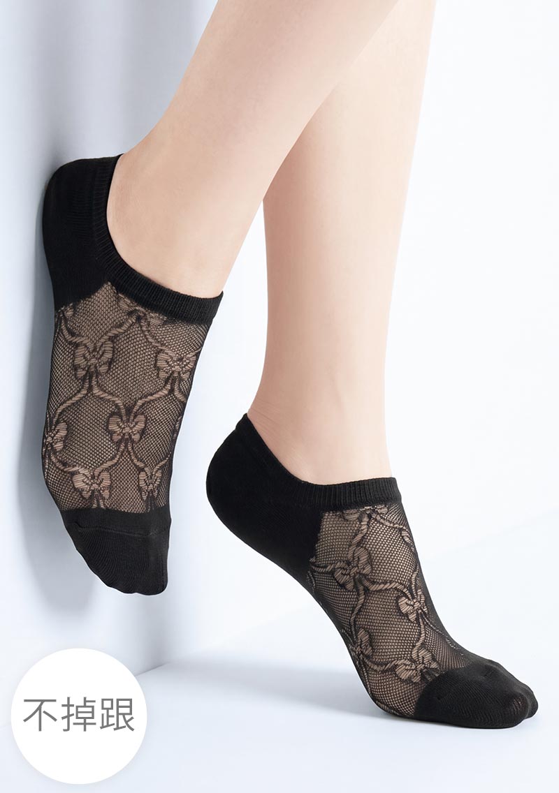 鏤空蝴蝶結不掉跟隱形襪