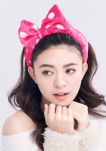 蝴蝶結洗臉美妝束髮帶
