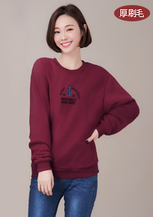 仙人掌刺繡厚刷毛上衣