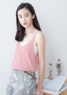 氣質女孩細肩針織背心
