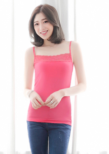 莫代爾蕾絲細肩背心