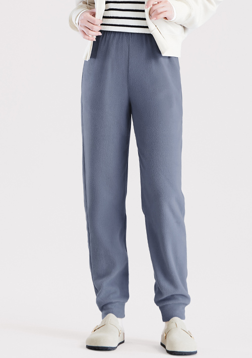 保暖.MIT永續環保材質-Fleece輕量保暖束口長褲