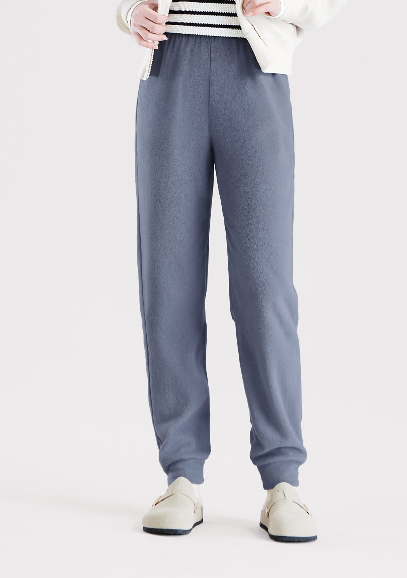 【限時$260】保暖.MIT永續環保材質-Fleece輕量保暖束口長褲