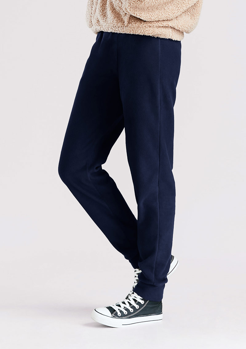 【限時$260】保暖.MIT永續環保材質-Fleece輕量保暖束口長褲