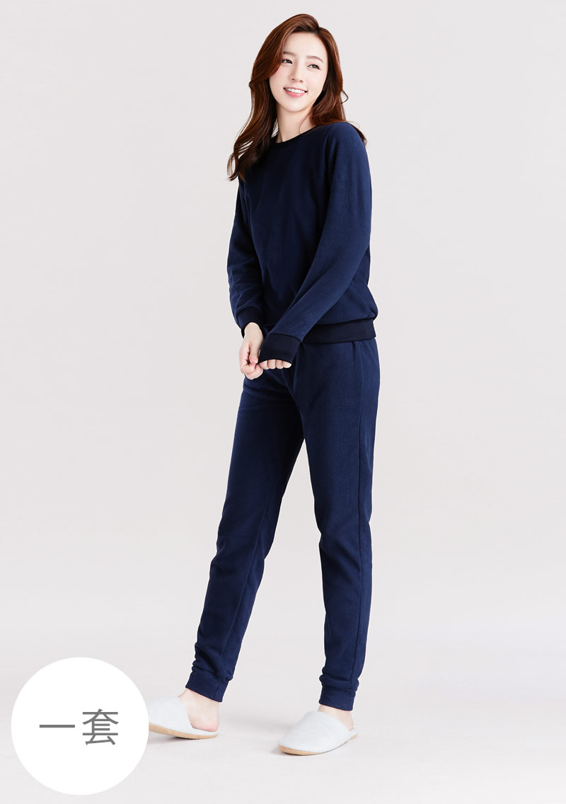 【限時$399】保暖.MIT永續環保材質-Fleece輕量保暖居家套裝