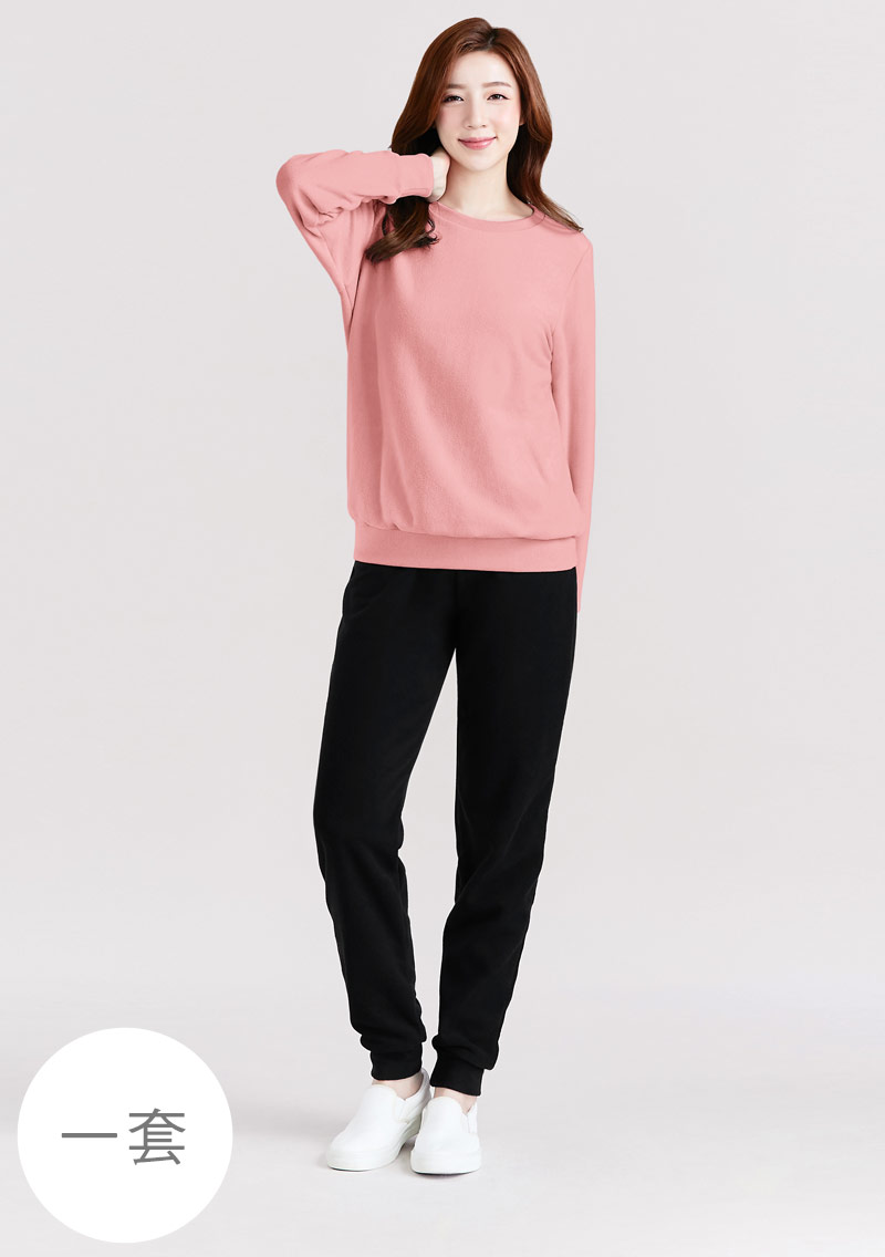 【限時$399】保暖.MIT永續環保材質-Fleece輕量保暖居家套裝