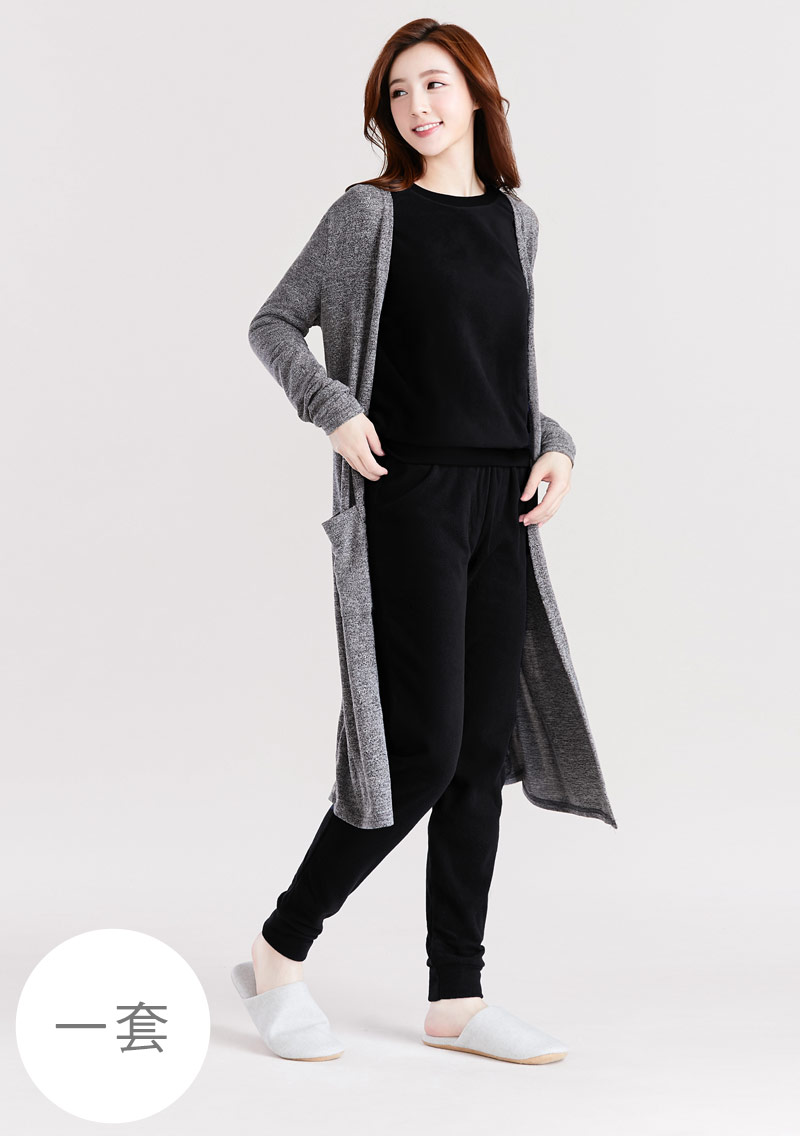 保暖.MIT永續環保材質-Fleece輕量保暖居家套裝