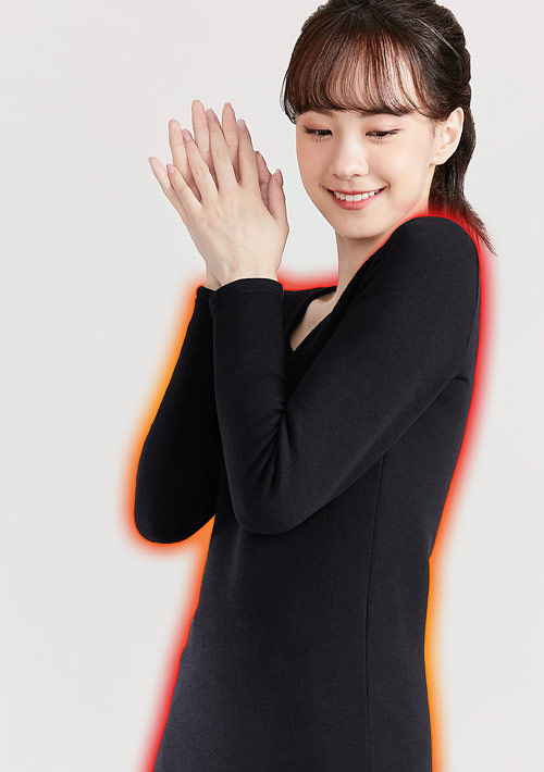 保暖.MIT永續環保材質-圓領保暖衣