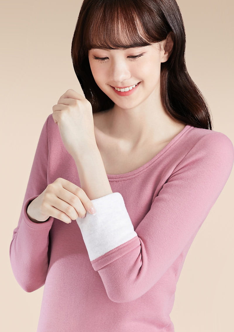 保暖.MIT永續環保材質-圓領保暖衣